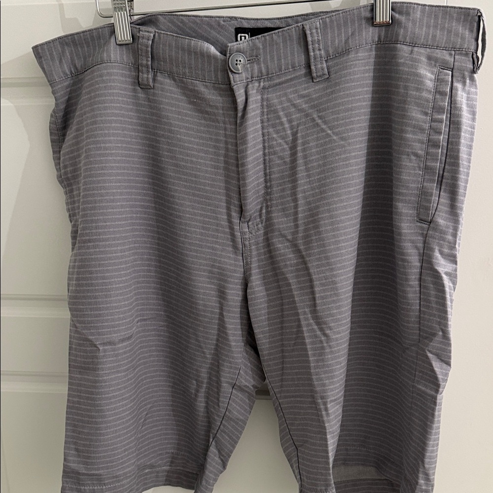 Travis Mathew Gray Striped Men's Shorts